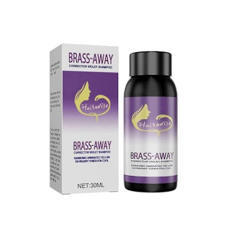 Grått Schampo - Återfuktande och Fuktgivande Formula för Blont & Grått Hår, Eliminerar Gula Toner, 30ml