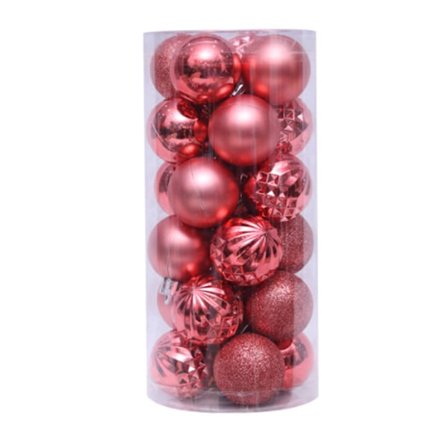 24 x 4 cm julgranskulor Hängande julkulor jul