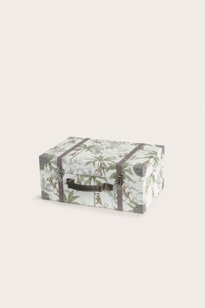 Newbie | Zielona torba z twardej tektury | Offwhite