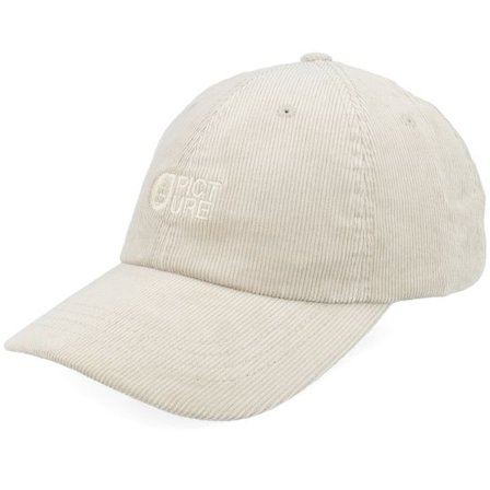 Picture - Grå unconstructed Keps - Qorda D Pure Stone Cord Dad Cap @ Hatstore
