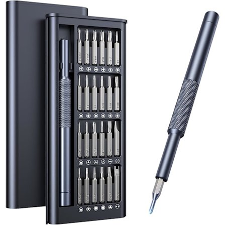 25-i-1 [Lejes Stål] Præcisionsskruetrækkersæt, Lille Skruetrækker