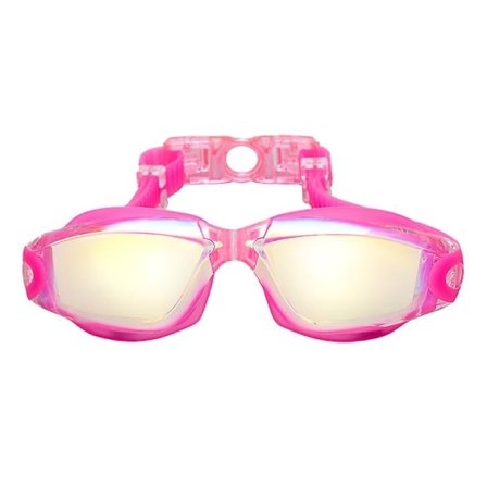 Vattentäta och imskyddade simglasögon för vuxna med silikon näsklämma, öronproppar, elektropläterade simglasögon - Perf