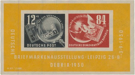 DDR 1950 - MICHEL blok 7 - Postfrisk miniark