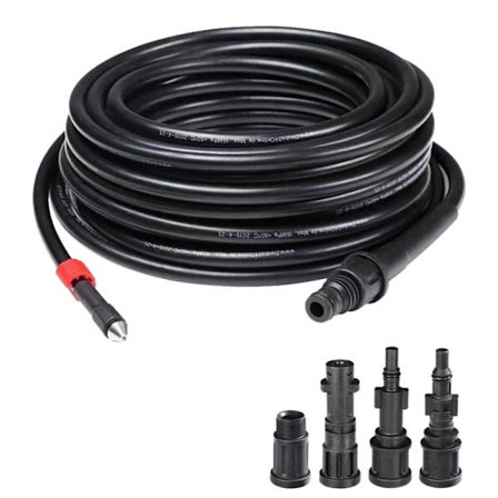 Kärcher avlopps- och dräneringsrengöringsslang högtrycksrörrengöringssond 10 meter anti-böjsystem intern anslutning med kopparbeläggning