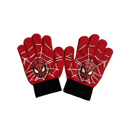 Spiderman Kids Boys Children Full Finger Gloves Warm Winter Knitted Thermal Glove Mittens Gifts