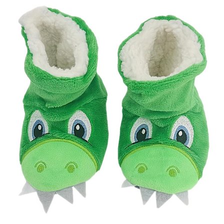 Hyggelige hjemmesko-sokker til børn med plysforing - Memory foam, skridsikre ankelstøvler til drenge og piger