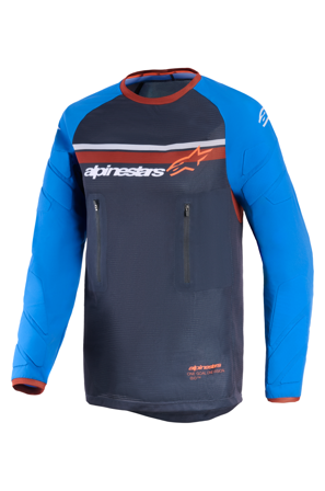 T-shirt Met Lange Mouwen Alpinestars Maxdura Dual donkergrijs/koningsblauw S