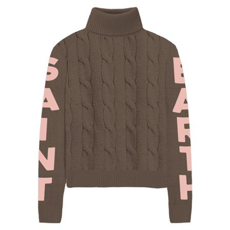 MC2 Saint Barth Turtlenecks Brun, Dame Rullekraver