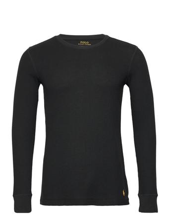 L/S Crew-Crew-Sleep Top Black Polo Ralph Lauren Underwear