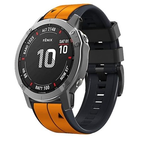 För Garmin Fenix ​​3 22mm silikon watch i två färger