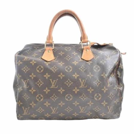 Louis Vuitton Vintage Pre-owned Canvas handTass , Bruin , Dames , Maat: ONE Size Vintage Tassen