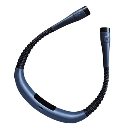 Justerbar lysstyrke halslampe genopladelig LED til læsning og vedligeholdelse af køretøjer