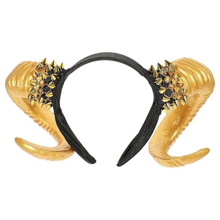2025 Halloween-tema Horn Hårband Party Nithuvudband Party Kreativt Hårband