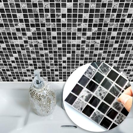 10 stk. 15*15cm/5.91*5.91" kreative mosaikfliser klistermærker i flere farver"