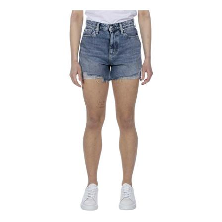 Calvin Klein, Pantaloni shorts Blauw, Dames, Maat:W25