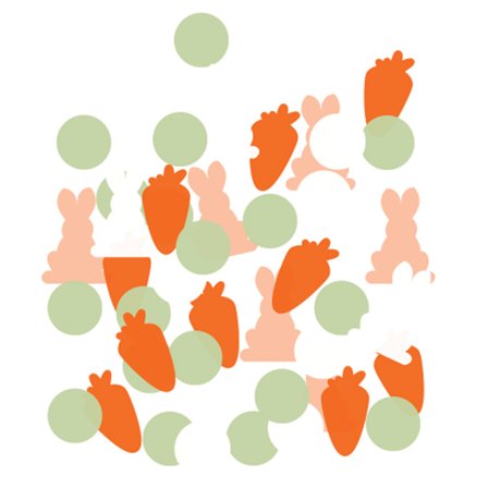 Happy Easter Konfetti - Partyninja.se