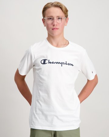 Champion SS Tee Valkoinen T-paidat Pojat - Kids Brand Store