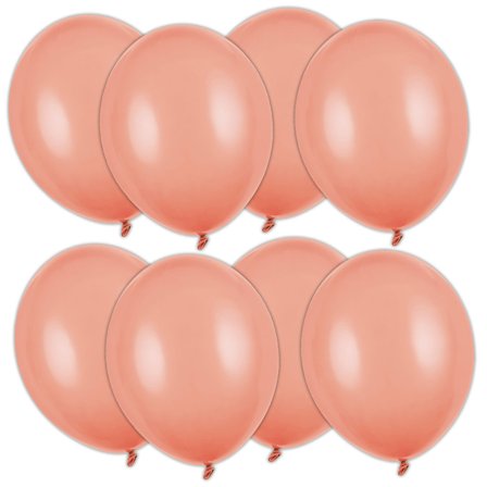 Sterke Ballonger Fersken Pastell 12 cm 100-pakning