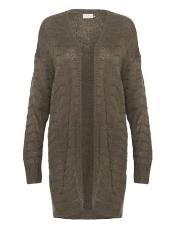 Kaemria Knit Cardigan Brown Kaffe