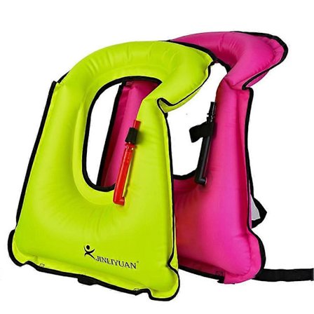 Rea Snorkelväst Ungdom Uppblåsbar Snorkling High Viz Gul Barn Pojke Flicka