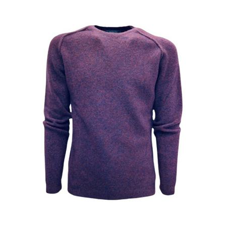 Daniele Fiesoli Round-neck Strik Lilla, Herre Strik