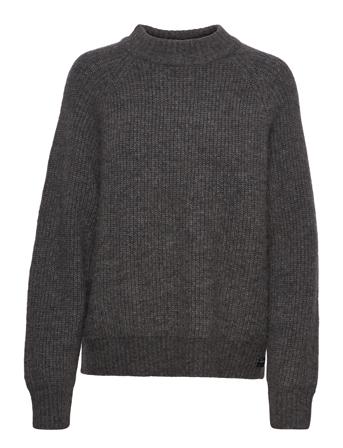 Alpaca Blend Crew Grey Superdry