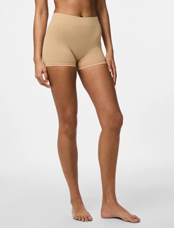 Pieces Pclondon Mini Shorts Noos Bc - Brown - L/XL