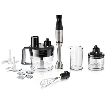 Bosch Serie 6 ErgoMaster MSM6M871 stavblender 1200 watt, rustfrit stål - Rustfri stål | KitchenOne