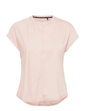 Core Charge Rib Tee W T-shirts & Tops Short-sleeved Rosa Craft