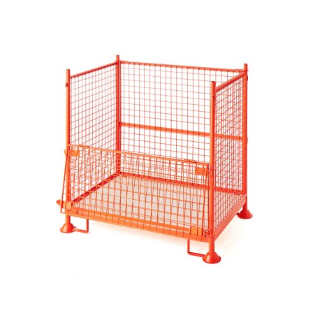 Stapelbarer Gittercontainer, Innenhöhe 1000 mm, Tragkraft 750 kg