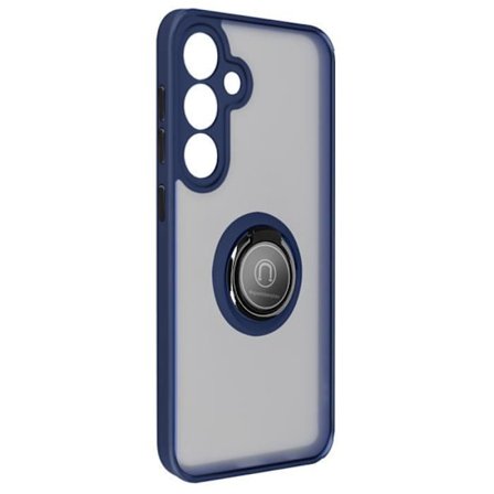 Fodral till Samsung Galaxy S24 Plus - AVIZAR - Metal Ring Stand Function - Blå