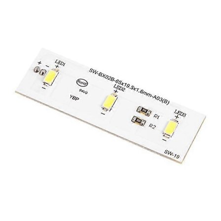 2 KPL SW-BX02B Jääkaapin LED-valopaneelin vaihto ZBE2350HCA Valopalkki SW-BX02B (FMY)