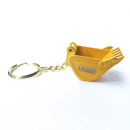 Nøkkelholderbøtte i legering, anheng i metallbøtte, kreativ personlighet, liten utsøkt gaveanheng