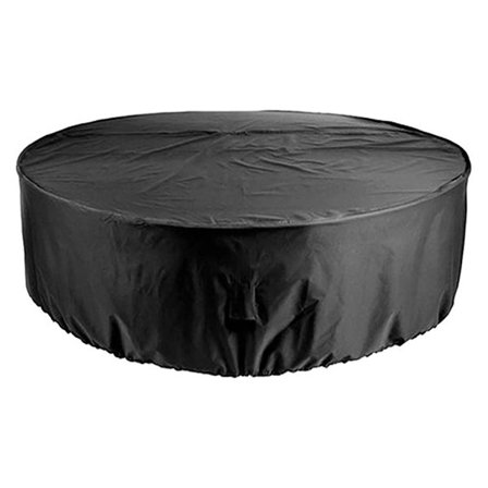 Utendørs hagemøbeltrekk for uteplass, rundt bord, stoltrekk, vanntett Oxford-duk, regn- og snøbeskyttelse