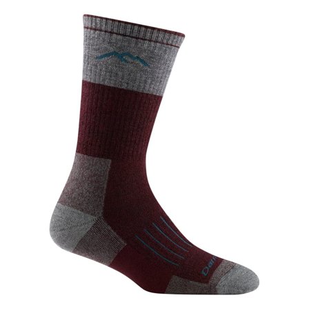 Darn Tough Women's Hunter Boot Midweight with Cushion Women hiking socks Red L
