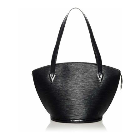 Louis Vuitton Vintage, Pre-owned Bag Zwart, Dames, Maat:ONE Size,leather