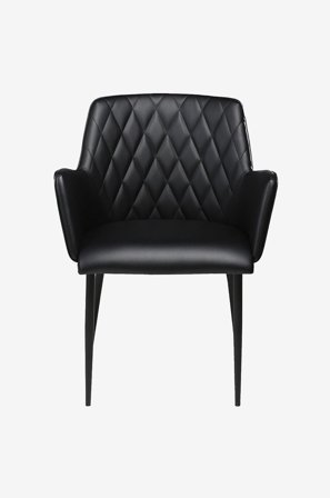 DAN-FORM - Rombo stol 2-pakning - Svart - Armstoler - Fra Homeroom