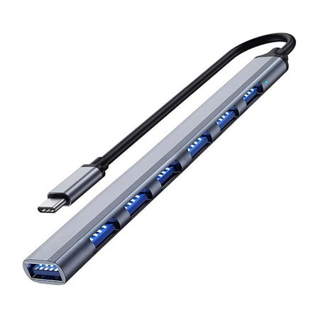 Multi 7-ports Splitter Højhastighed ​​5Gbps Til PC Dator Multiport