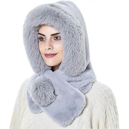 Dame Vinterhalstørklæde Hat Hovedvarmer til Snowboard Strikket Skihat Balaclava Strikket Hue Skull Cap Beanie Hat