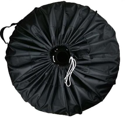 Vanntett reservehjulstrekk for bil laget av Oxford-stoff, helsvart