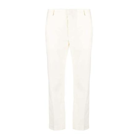Dondup Cropped Broek , Wit , Dames , Maat: W29