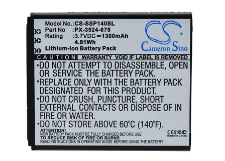 Batteri for SmartPhone, mobil for Simvalley SP-140, SingleCore