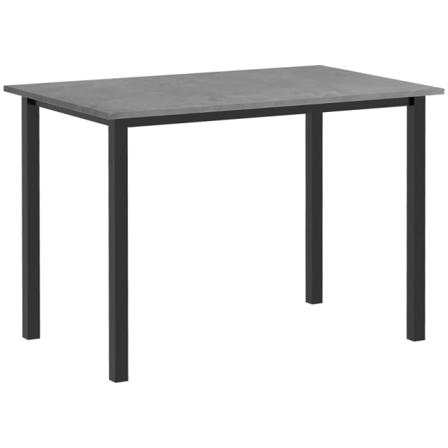 Rootz Spisestuebord - Køkkenbord - Udtrækkeligt - Skridsikkert gulv - 6 personer - MDF-stål - Mørkegrå - 160L x 70W x 76H cm
