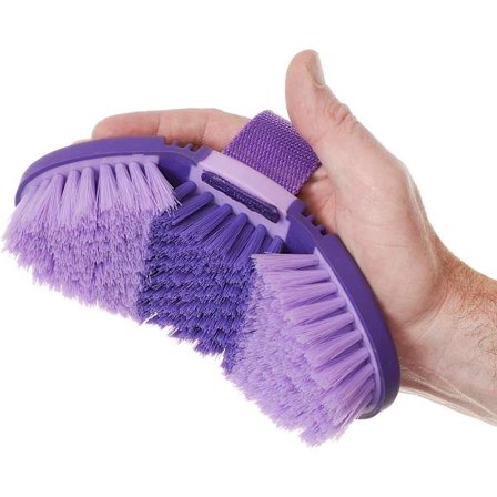 Hästborste, Hästputsborste, Hästgroomingborste, Flexibel Tvätthästborste, Böjbar Borste, Ho