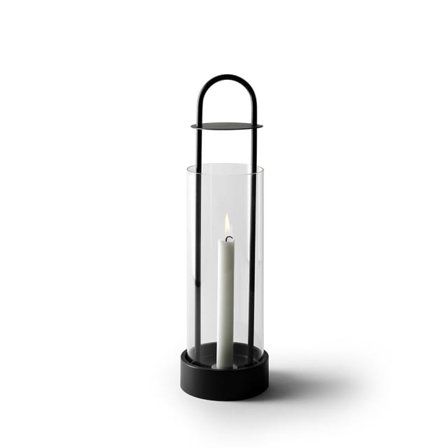 Design House Stockholm Ljuslykta Lotus, 44 cm Ljus & ljusstakar Svart ONESIZE