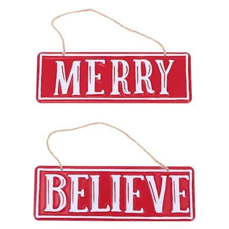 2 stk. Praktiske Bærbare Lys Velkomstskilte Dørhængende Pynt Til Hjemmet Butik