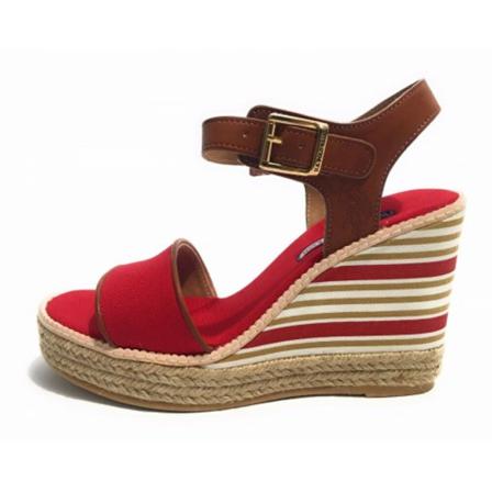 U.s. Polo Assn., Wedges Czerwony, Kobieta, Rozmiar: 40 EU