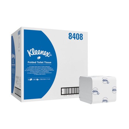 KLEENEX Ultravikt toalettpapper, 2-lagers, 200ark, 125 mm, vit 7200/fp - Lyreco - Städ och hygien - Toalettpapper och torkpapper - System - Kimberly 