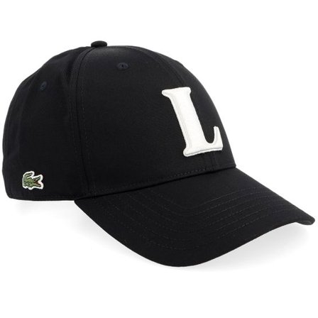 Lacoste - Svart adjustable Keps - Cap Unisex Woven Black Adjustable @ Hatstore