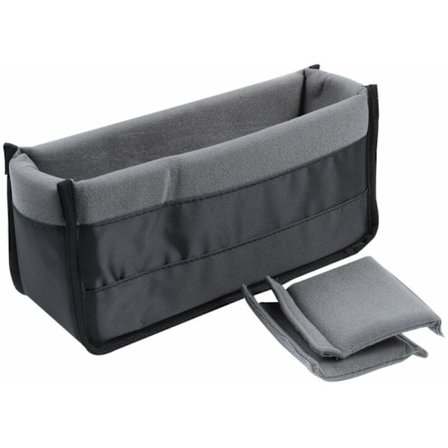 Stötsäker Dslr Slr Kamerainlägg Organizer Väska Partition Divider Skyddsväska (Svart Grå)